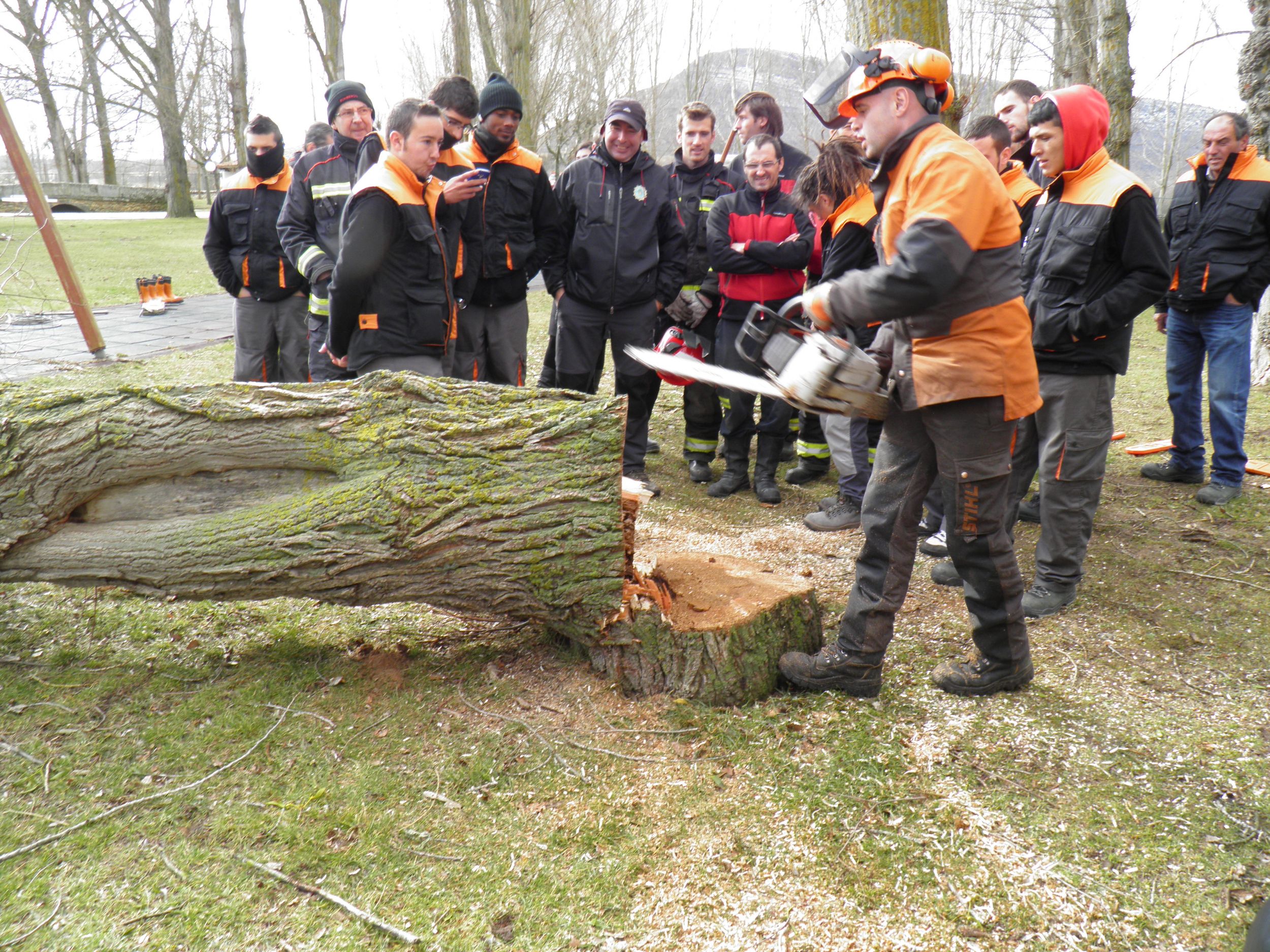 Los Bomberos participan en un nuevo curso de formación sobre maquinaria de salvamento